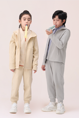 Windproof Cloud-Fleece Pants Girls
