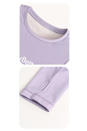 Antibacterial Performance Long Sleeve Tee Girls - FAMILYWEAR