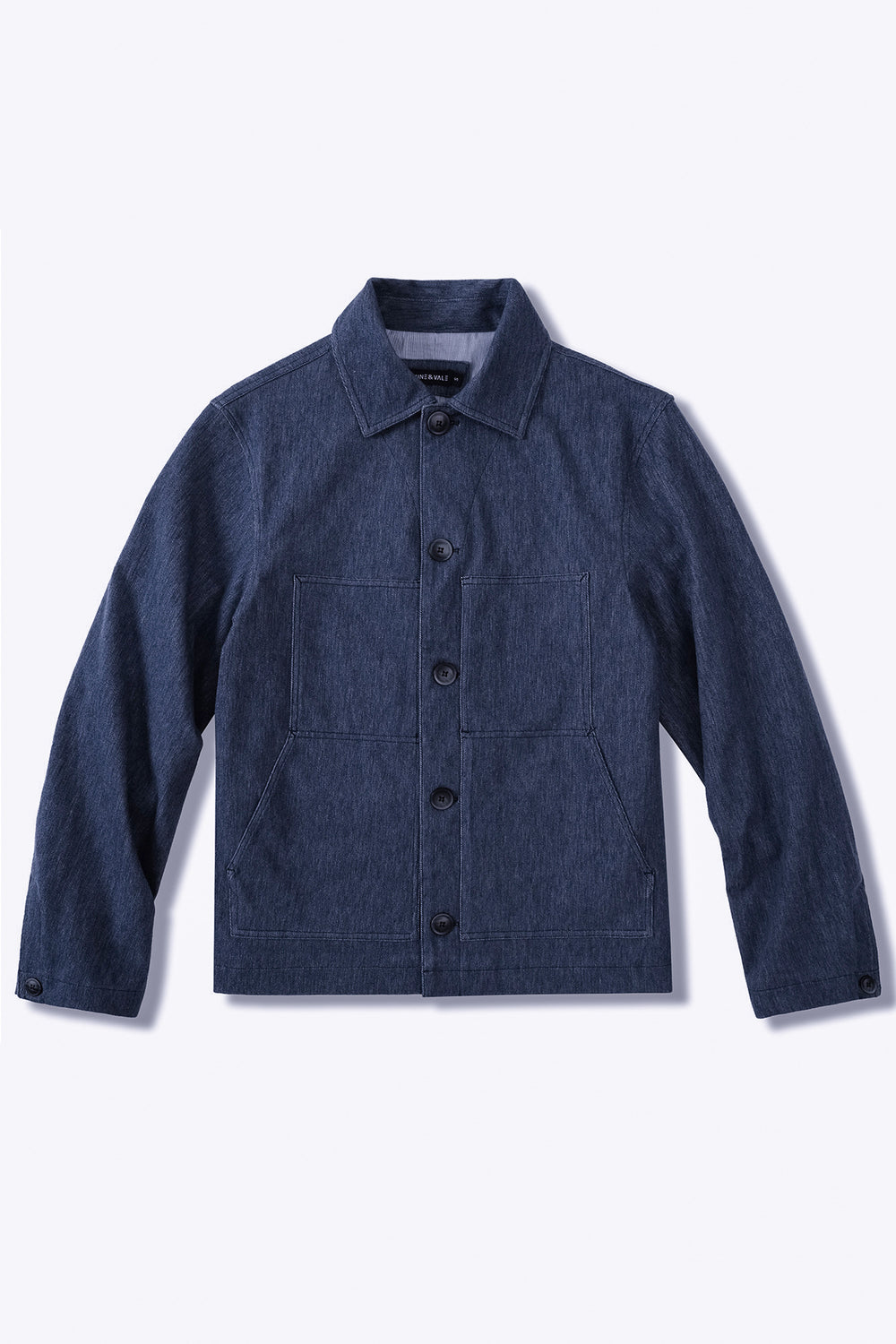 Men’s Utility Denim Overshirt Jacket - Indigo Rinse