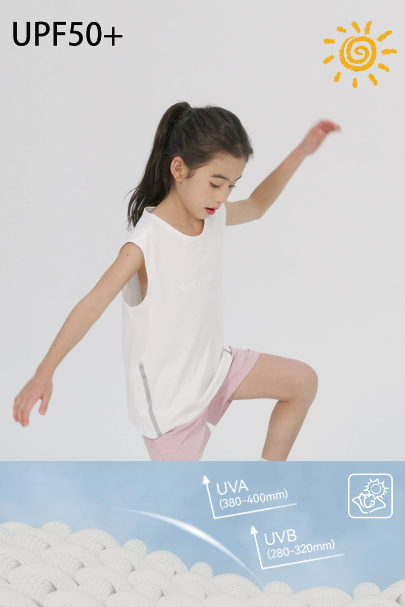 HeyBetter Antibacterial Performance Tanks Girls - FAMILYWEAR