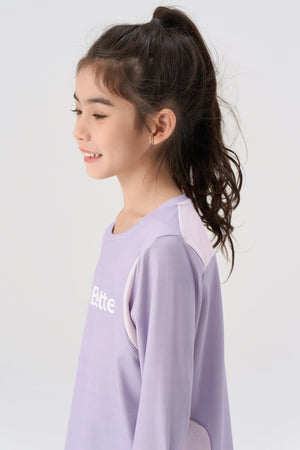Antibacterial Performance Long Sleeve Tee Girls - FAMILYWEAR
