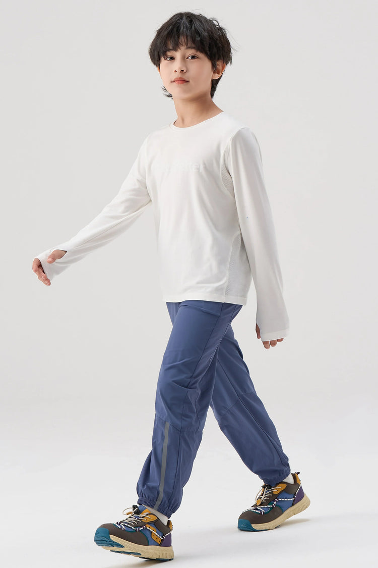 Antibacterial Performance Long Sleeve Tee Boys - FAMILYWEAR