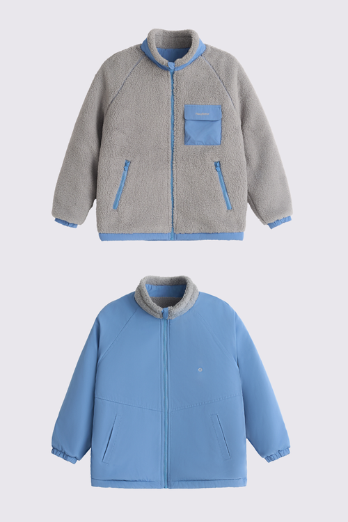 Boys Reversible Cozy Fleece Jacket