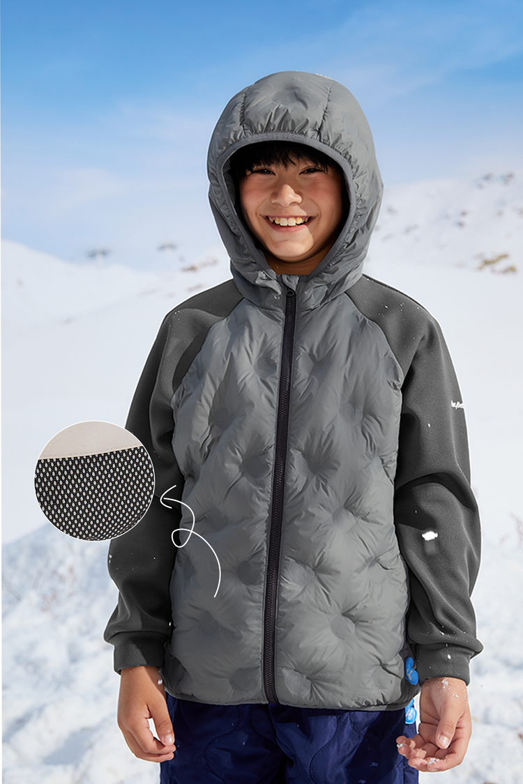 Boys Colorblock Down Jacket