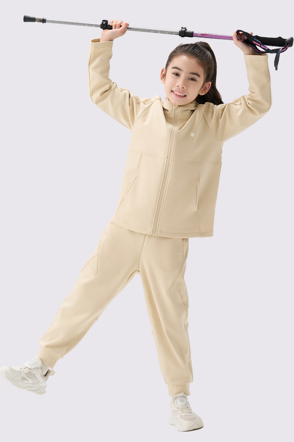 Windproof Cloud-Fleece Pants Girls