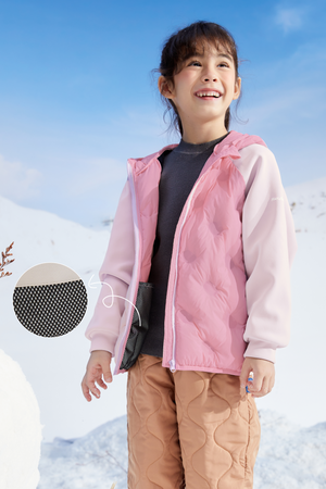 Colorblock Down Jacket Girls