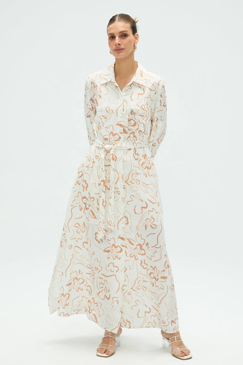 Women’s Belted Shirt Dress