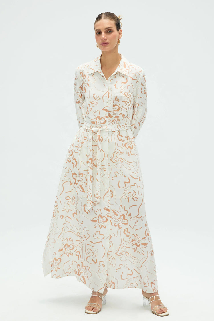 Women’s Belted Shirt Dress