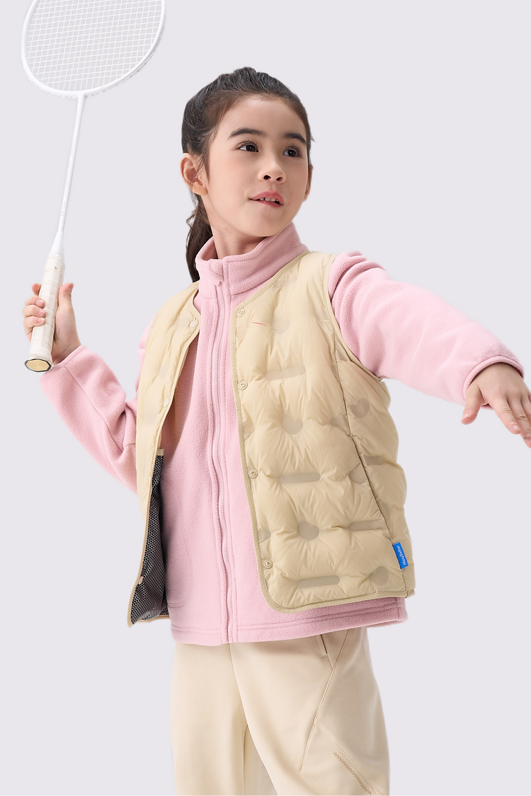 Girls Lightweight Extra-Warm Fleece Jacket
