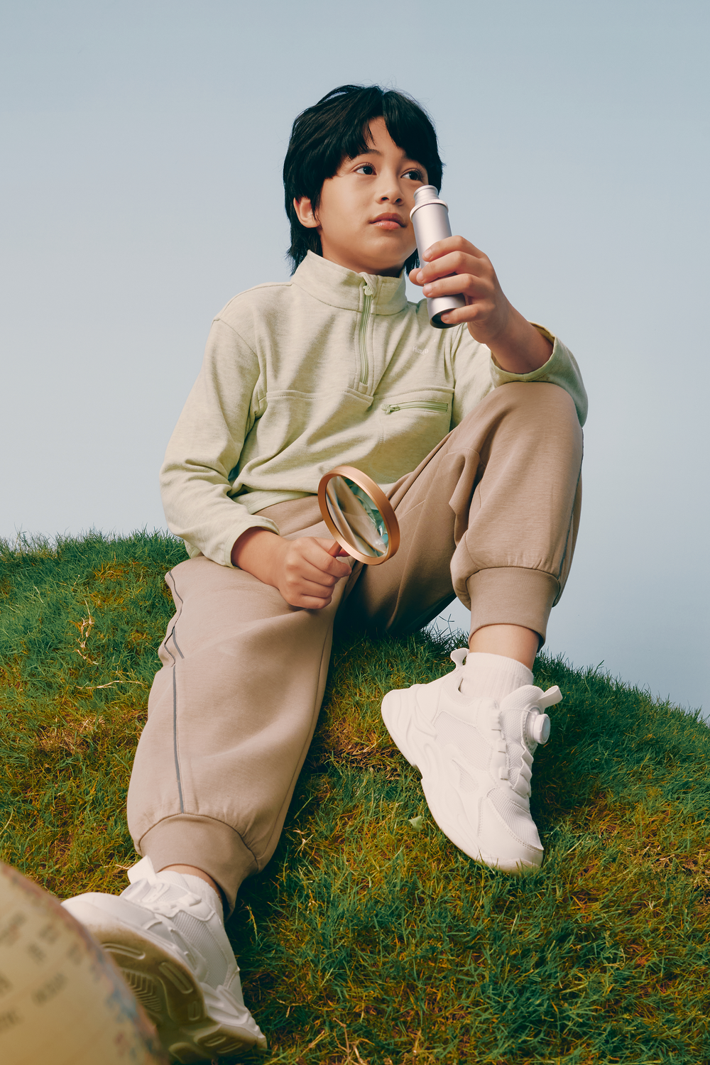 Cloud-Soft Wool Pullover - Sage Green