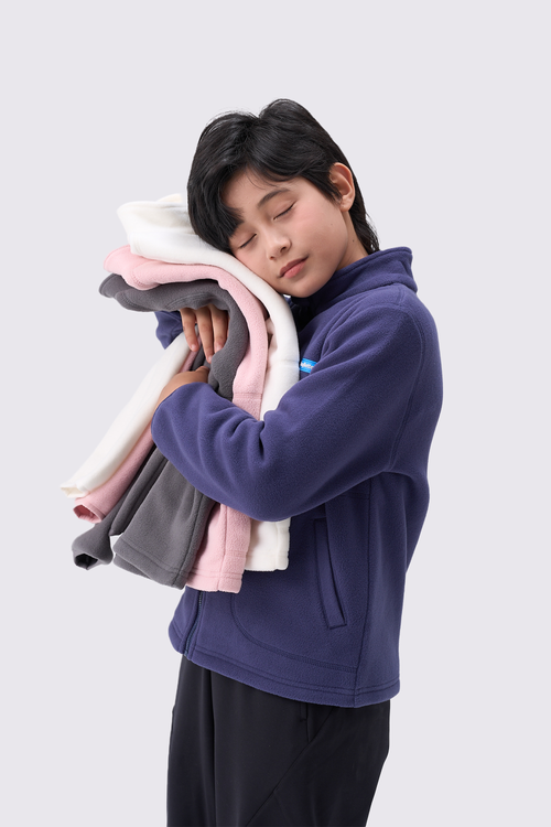 Lightweight Fleece Jacket - Indigo Blue