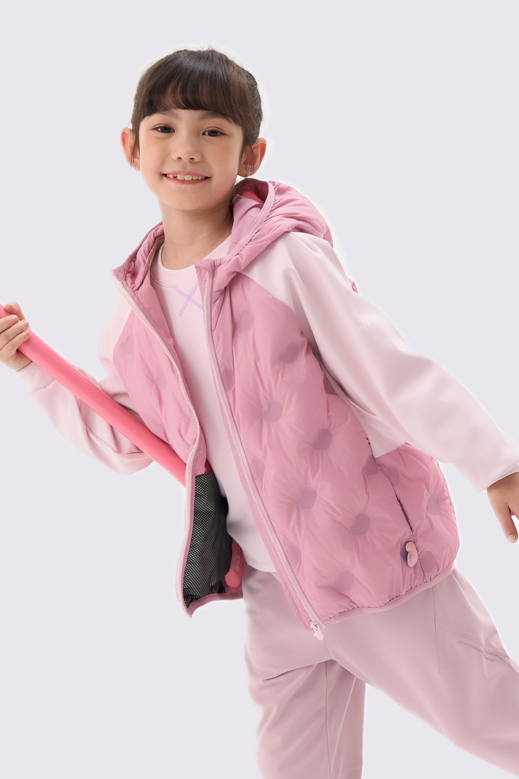 Girls Colorblock Down Jacket