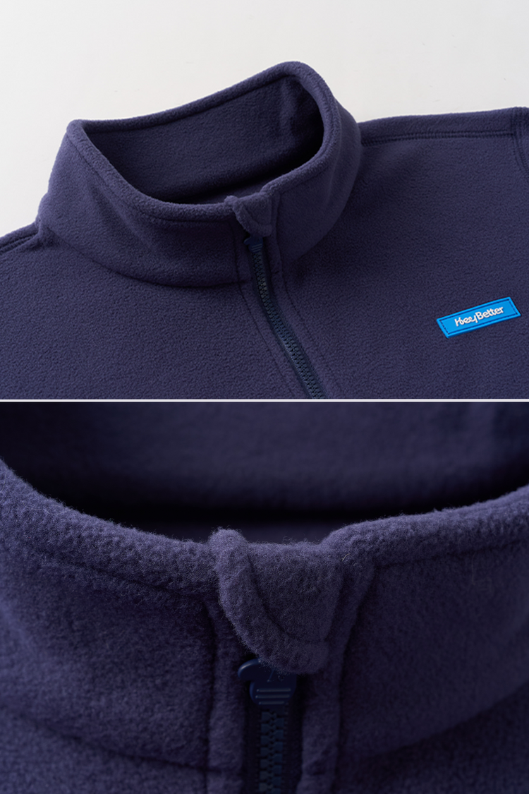 Lightweight Fleece Jacket - Indigo Blue