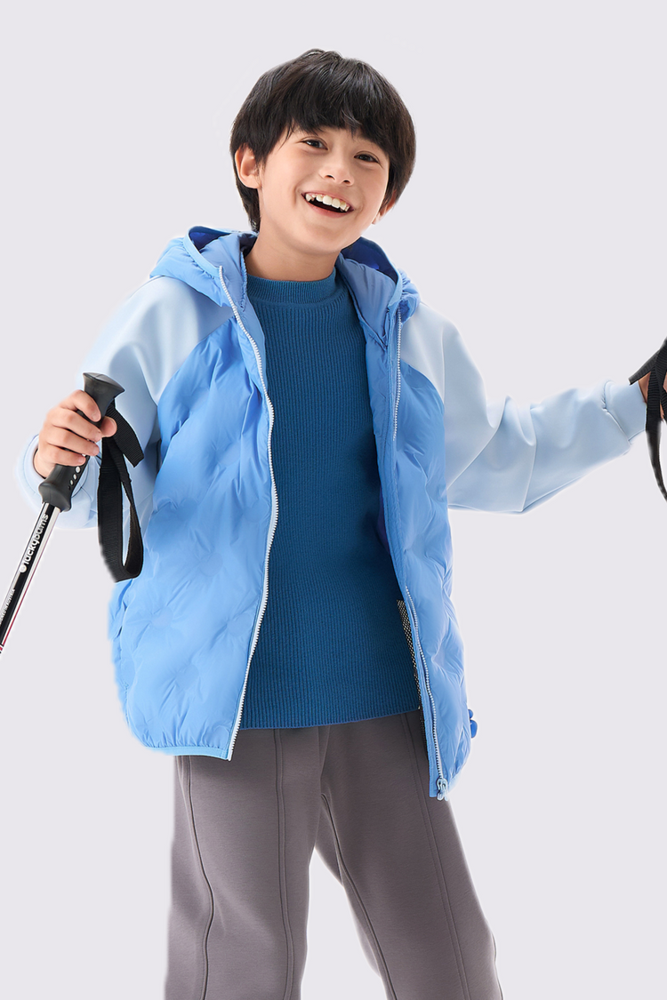 Boys Colorblock Down Jacket