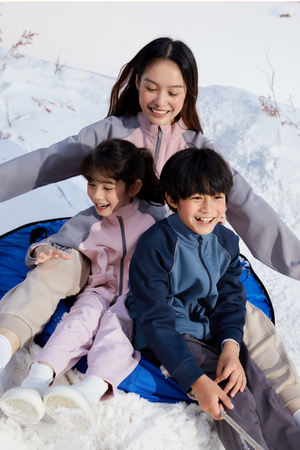 Grid-Fleece Windproof Jacket Boys