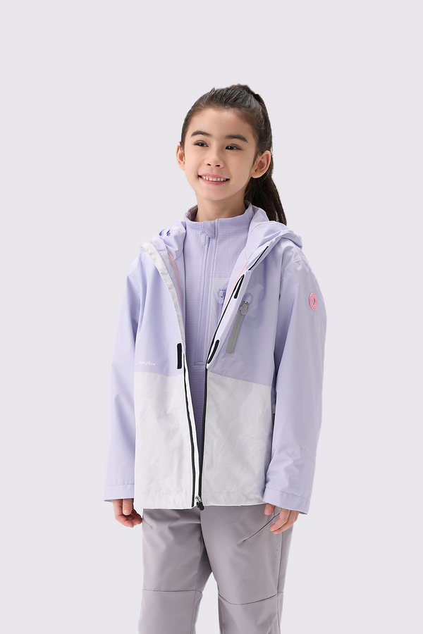 Quick-Dry Grid Fleece Pullover Girls
