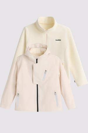 Two-Piece Convertible Jacket Girls