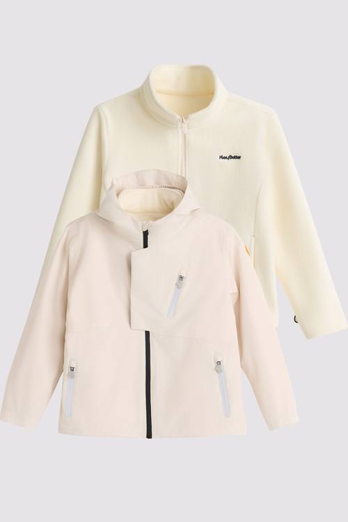Girls Two-Piece Convertible Jacket