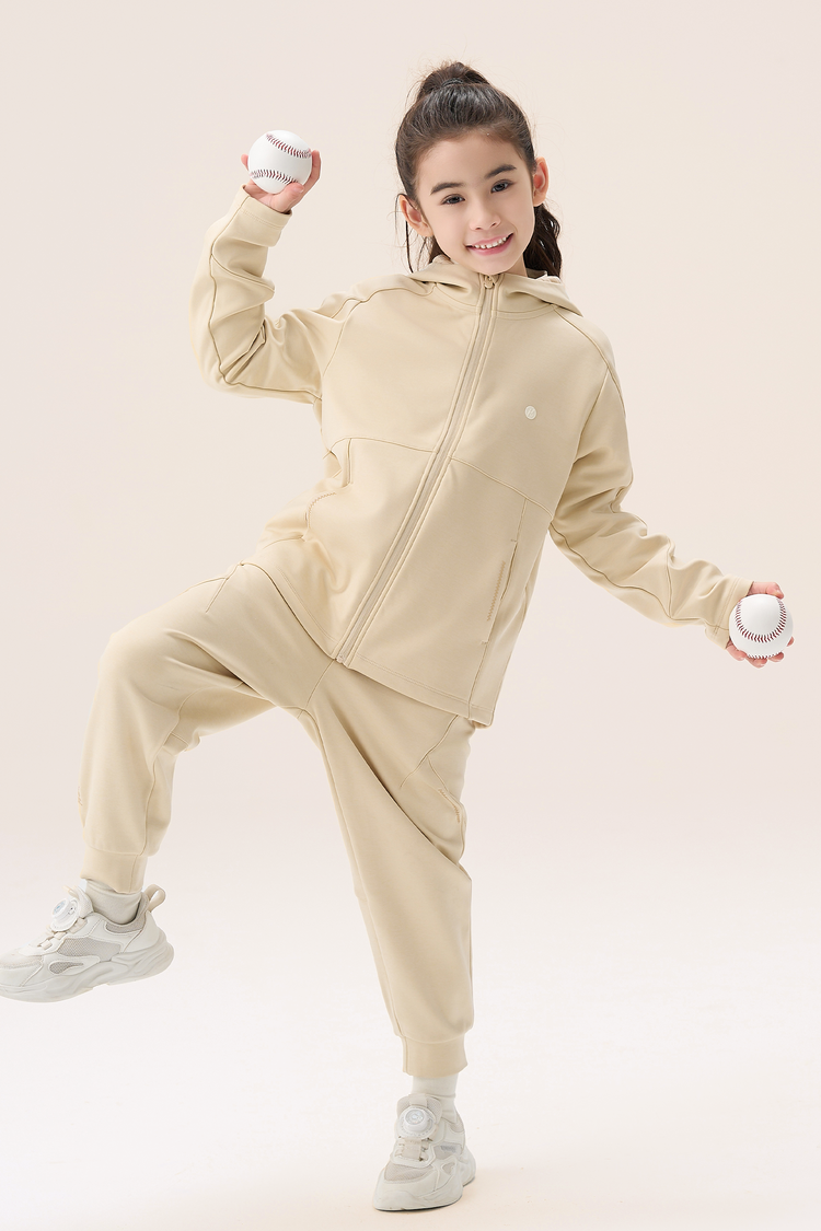 Girls Windproof Cloud-Fleece Jacket