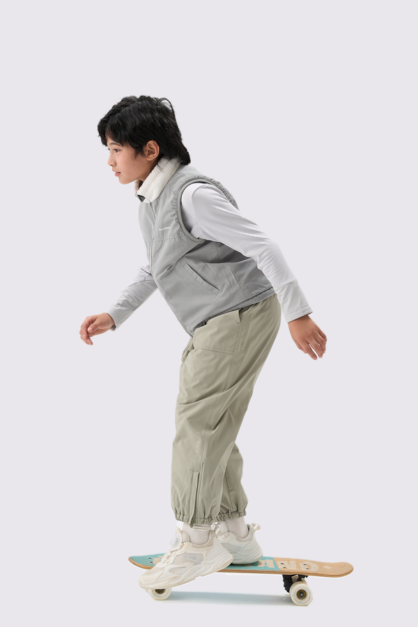 Quick-Dry Grid Fleece Pullover Boys