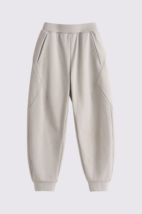 Windproof Cloud-Fleece Pants - Light Grey