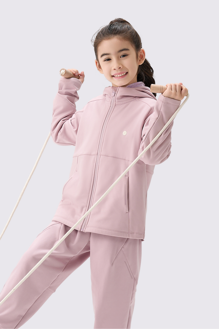 Girls Windproof Cloud-Fleece Jacket