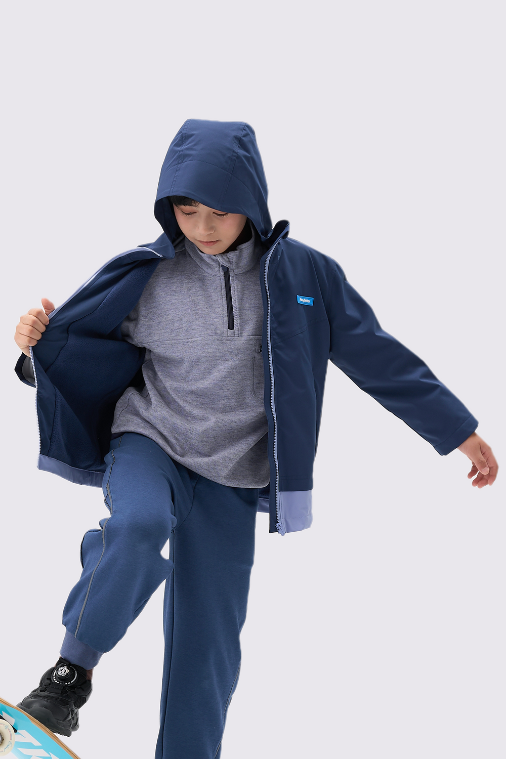Family-Ready Cloud-Soft Wool Pullover Boys