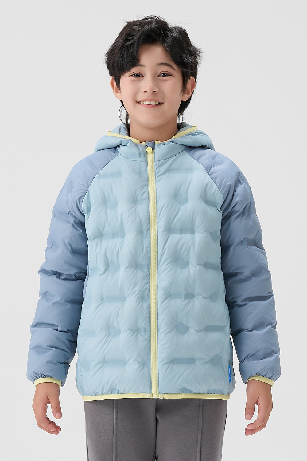 Lightweight Goose Down Hooded Coat Boys