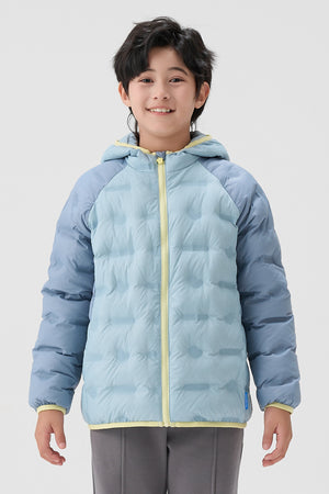 Lightweight Goose Down Hooded Coat Boys