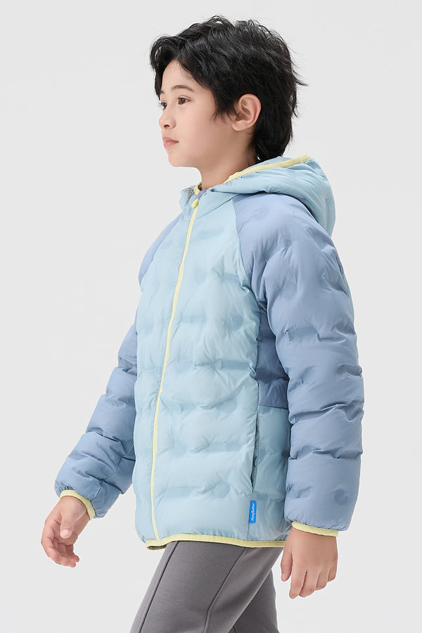 Lightweight Goose Down Hooded Coat Boys