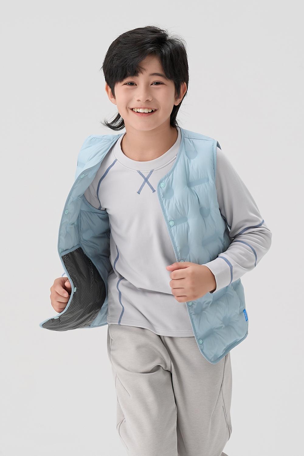 FeatherLite Down Vest - Dusty Blue
