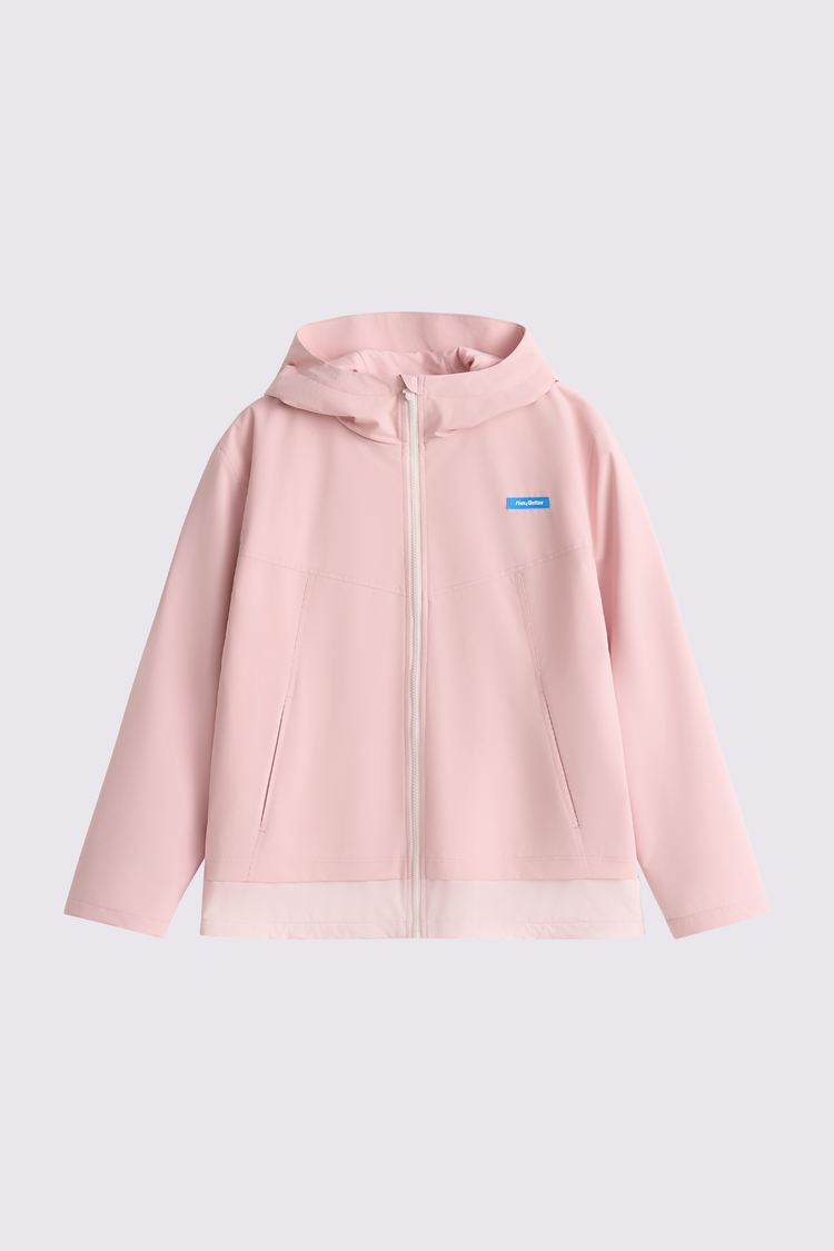 Waterproof Windproof Fleece Jacket - Dusty Rose