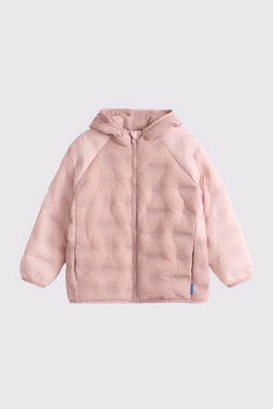 Lightweight Goose Down Hooded Coat Girls