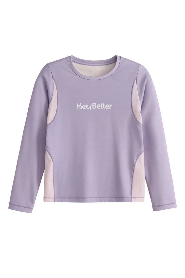 Antibacterial Performance Long Sleeve Tee Girls - FAMILYWEAR