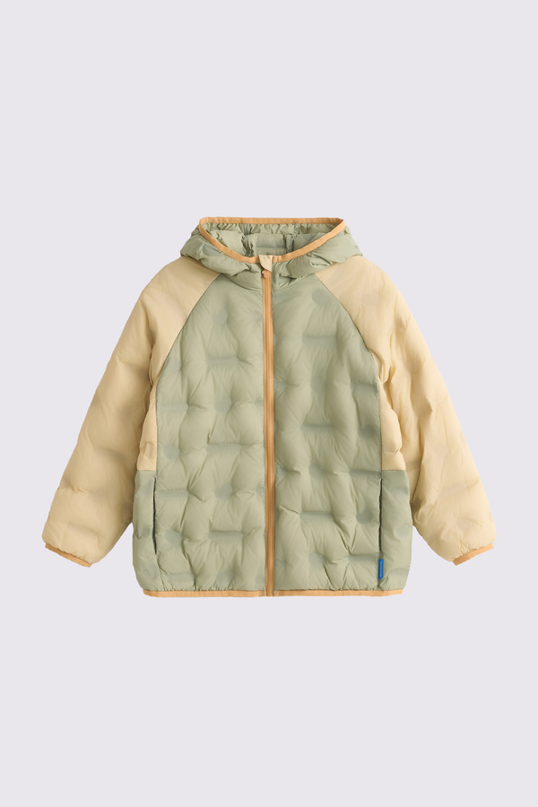 Lightweight Goose Down Hooded Coat Girls