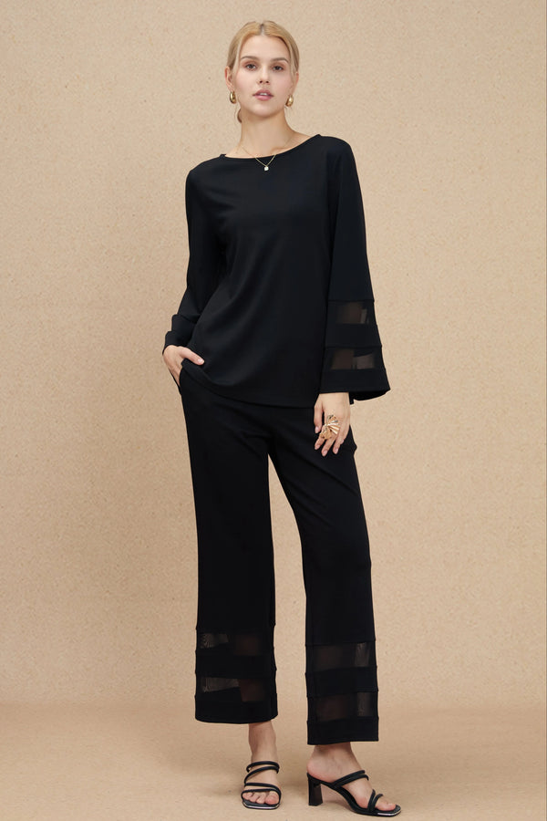 Women’s Sheer Panel Set - FAMILYWEAR