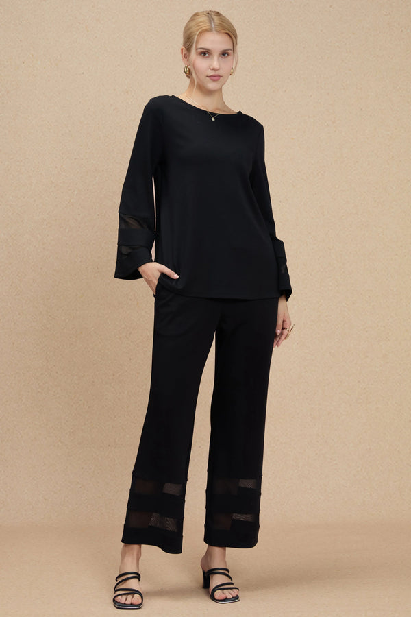 Women’s Sheer Panel Set - FAMILYWEAR