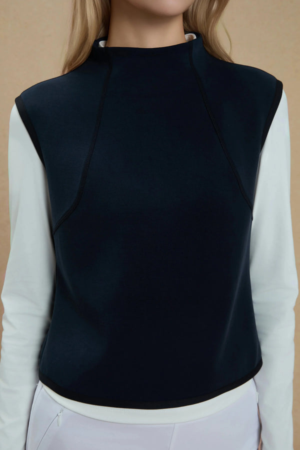 Women’s Sculpted Sleeveless Top - Inkstone Blue