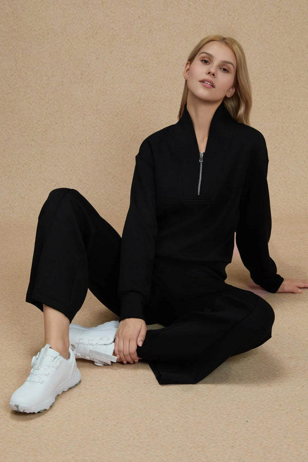 Women’s Luxe Wool Blend Pant - Black