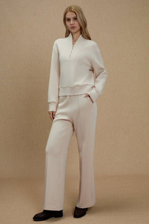 Women’s Luxe Flare Pant - Oatmilk