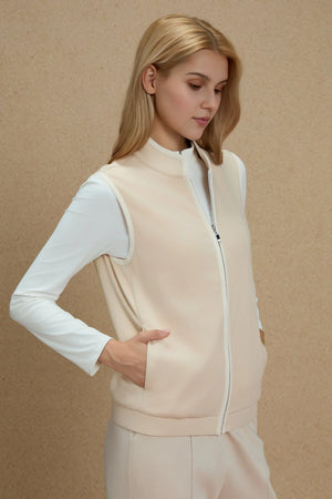 Women’s Zip-Front Vest - Sandstone