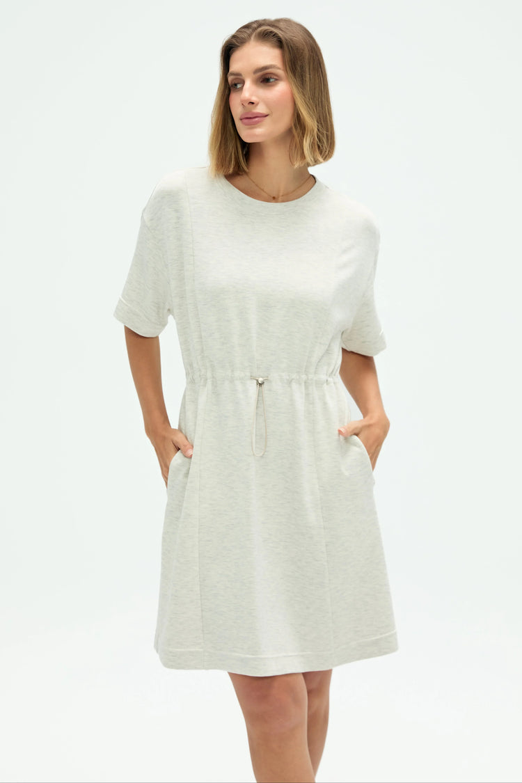 Women’s Cinched T-Shirt Dress - FAMILYWEAR