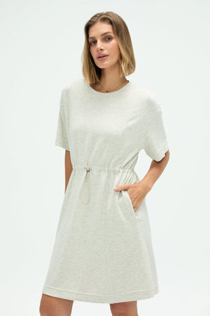 Women’s Cinched T-Shirt Dress - FAMILYWEAR