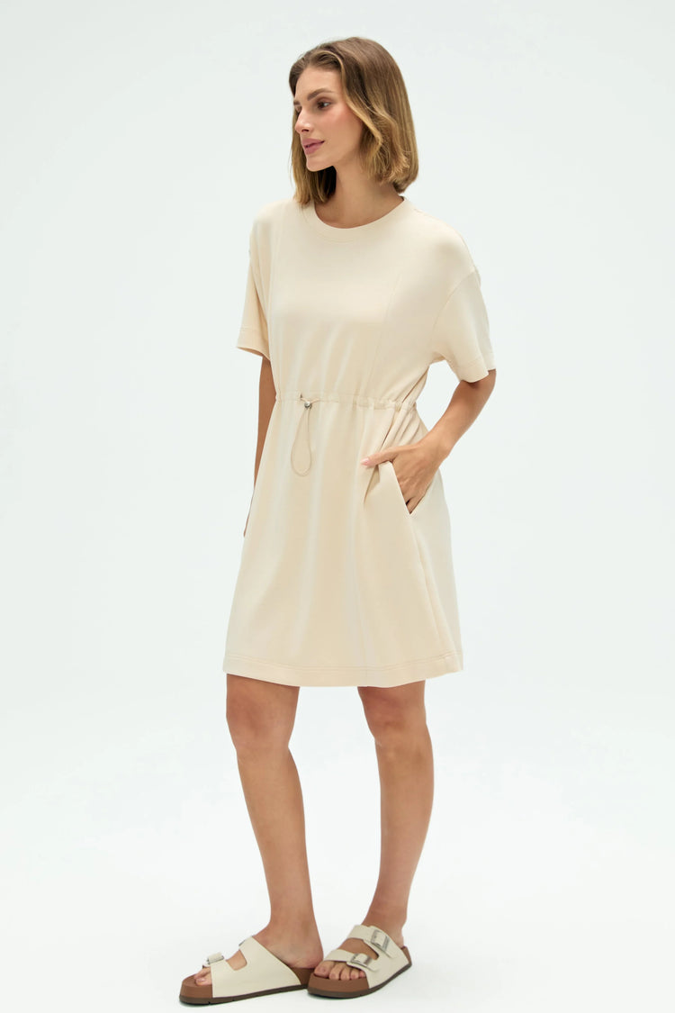 Women’s Cinched T-Shirt Dress - FAMILYWEAR
