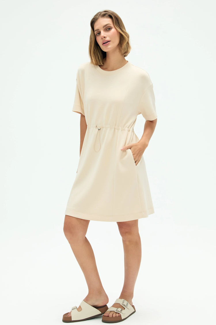 Women’s Cinched T-Shirt Dress - FAMILYWEAR