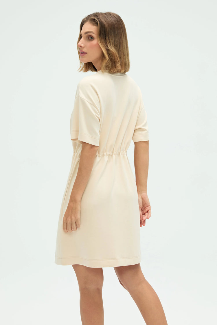 Women’s Cinched T-Shirt Dress - FAMILYWEAR
