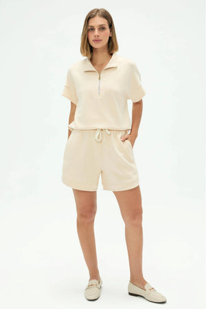 Women’s Tencel™ Lounge Shorts - Soft Oatmilk