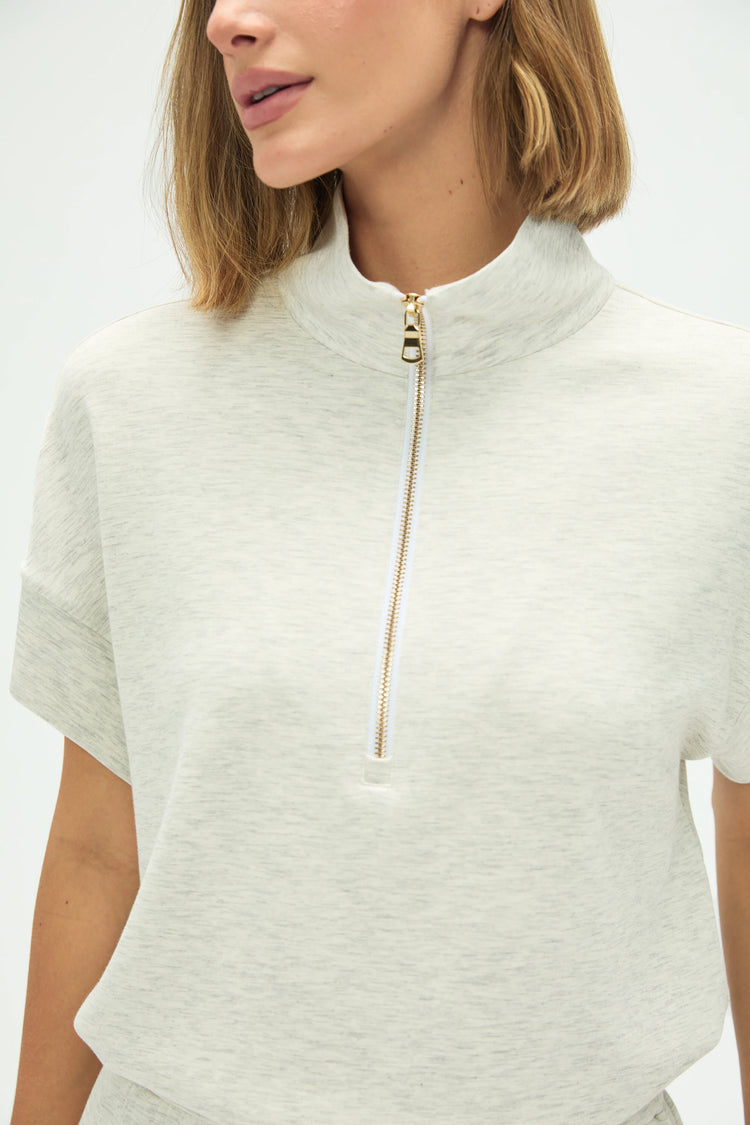Women’s Half-Zip Lounge Polo - FAMILYWEAR
