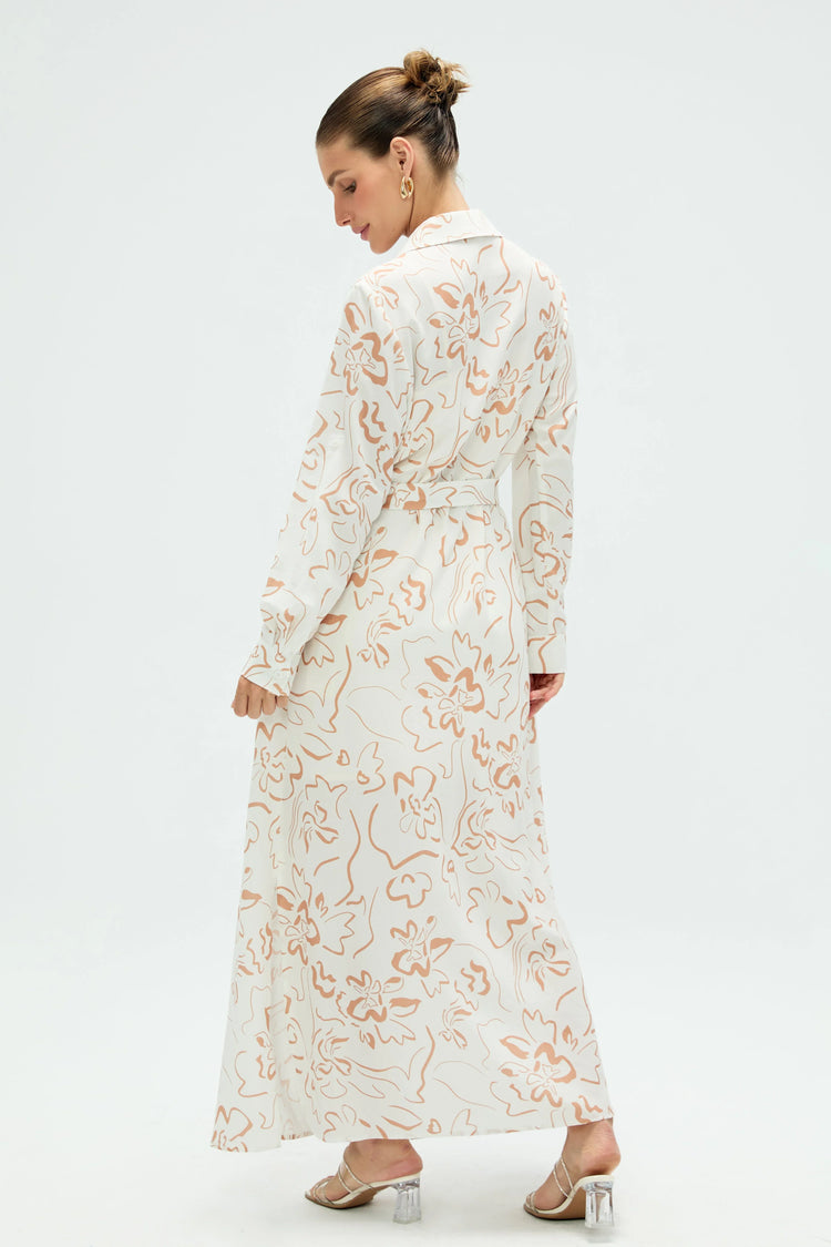 Women’s Belted Shirt Dress - FAMILYWEAR