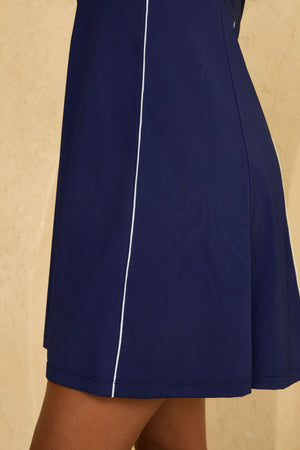 Women’s Performance Sleeveless Golf UPF 50+ Dress 35“ - Midnight Swing